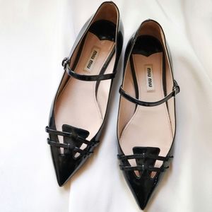 ☆SOLD☆ Miu Miu Patent Flats